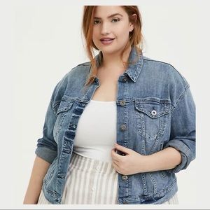 NWT TORRID JEAN JACKET